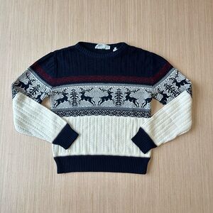Vintage Christmas Knit Sweater